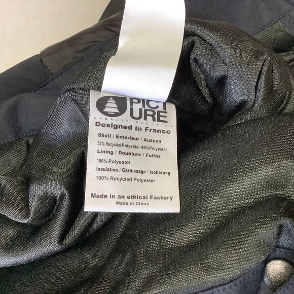 Youth Picture Organic Snow Ski Pants Bibs Size 12 - Picture 8 of 16